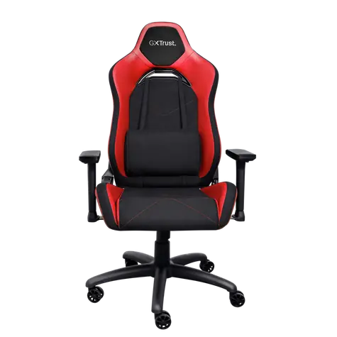 Trust GXT714R Ruya ECO červená / Herní židle / nastavitelná / nosnost až 150 kg / látka & syntetická kůže