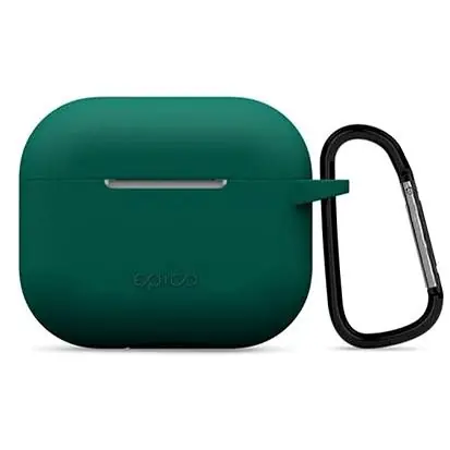 Epico Silicone Outdoor Cover Ochranné pouzdro pro Apple Airpods 3 zelená