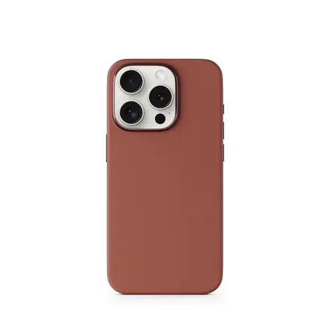 Epico Mag+ Leather Case zadní kryt pro iPhone 15 hnědá
