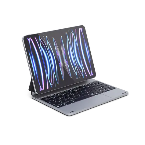 Epico Ochranný kryt s SK klávesnicí pro Apple iPad Pro 11(2018/2020/2021/2022) iPad Air 10.9 (Aluminium) šedá
