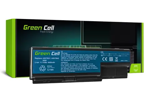 Green Cell AC03 baterie pro Acer Aspire 5220 5520 5720 7720 7520 5315 5739 6930 5739G / 11.1V / 4400mAh
