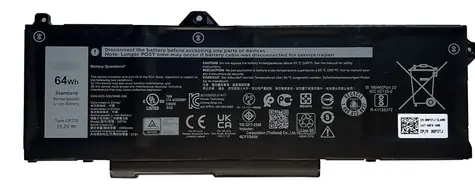 DELL originální baterie Li-Ion 64WH 4CELL / pro Dell Latitude 5421 & 5431 & 5521 & Precision 3470 & 3561 & 3571 & 3581