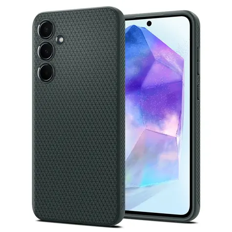 Spigen Liquid Air ochranný kryt pro Samsung Galaxy A55 zelená
