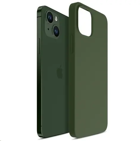 3mk Hardy Silicone MagCase ochranný kryt pro Apple iPhone 15 Alphine Green