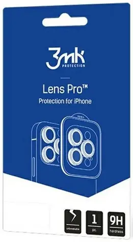 3mk Lens Pro ochrana kamery pro Apple iPhone 15 Blue