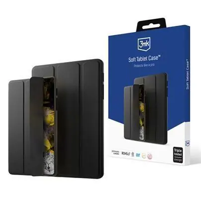 3mk pouzdro Soft Tablet Case pro Samsung Galaxy Tab S9 černá