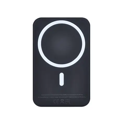 Solight powerbanka 5000mAh černá / MagSafe kompatibilní / bezdrátové nabijení / USB-C
