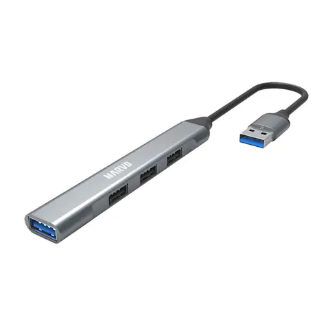 Marvo UH-ATC01 stříbrná / USB hub / 1x USB-A 3.0 / 3x USB-A 2.0