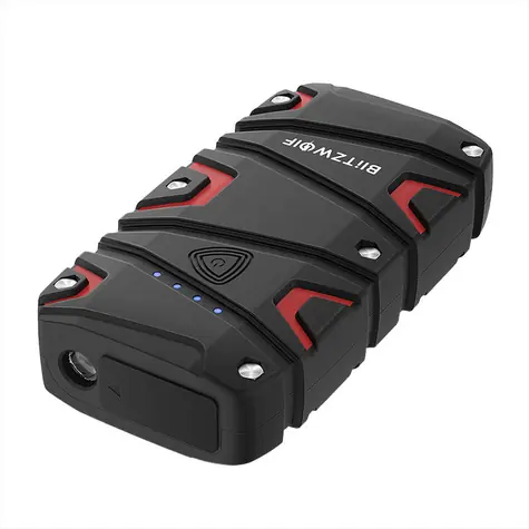 BlitzWolf BW-JS14 černá / Jump startér / 12000 mAh / 800A / svítilna / USB nabíjení