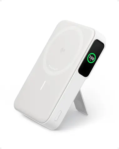 Anker MagGo 10.000 mAh bílá / Powerbanka / 1x USB-C / 15-27W