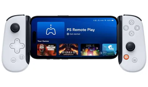 Backbone One PlayStation Edition Mobile Gaming Controller pro USB-C bílá / Herní ovladač pro mobilní telefony