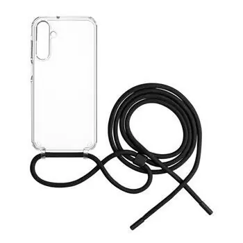 FIXED Pure Neck pouzdro s černou šňůrkou na krk pro Samsung Galaxy A25 5G