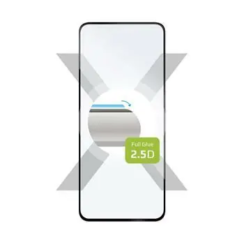 FIXED Full-Cover Ochranné tvrzené sklo pro TCL 50 SE černá / lepení přes celý displej