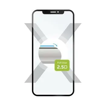 FIXED Full-Cover Ochranné tvrzené sklo pro Realme 12x/12 5G černá / lepení přes celý displej 
