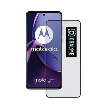 OBAL:ME 5D Tvrzené Sklo pro Motorola G84 černá
