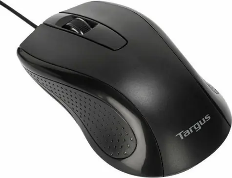 Targus AMU81AMGL Optická myš černá / antibakteriální / drátová / 1000 dpi / USB