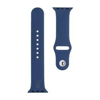 Tactical 838 Silikonový Řemínek pro Apple Watch 42/44/45/49mm modrá
