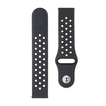 Tactical 856 Double Silikonový Řemínek 20mm černá