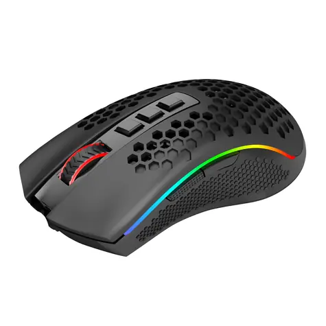 Redragon M808 Storm Pro černá / Bezdrátová herní myš / optická / 16000 DPI / 7 tlačítek / RF 2.4 GHz
