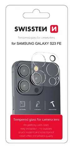 SWISSTEN Ochranné sklo čoček fotoaparátu pro SAMSUNG GALAXY S23 FE