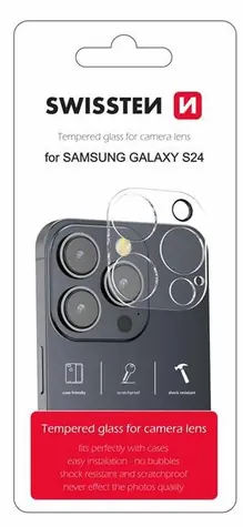 SWISSTEN Ochranné sklo čoček fotoaparátu pro SAMSUNG GALAXY S24