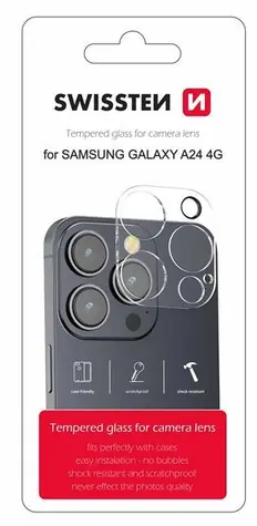 SWISSTEN Ochranné sklo čoček fotoaparátu pro SAMSUNG GALAXY A24 4G