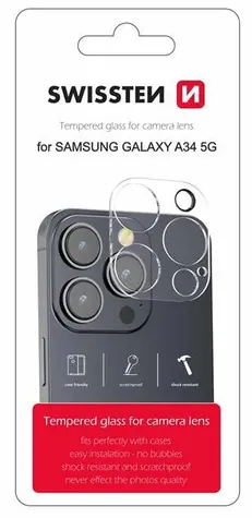 SWISSTEN Ochranné sklo čoček fotoaparátu pro SAMSUNG GALAXY A34 5G