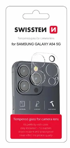 SWISSTEN Ochranné sklo čoček fotoaparátu pro SAMSUNG GALAXY A54 5G