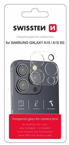 SWISSTEN Ochranné sklo čoček fotoaparátu pro SAMSUNG GALAXY A15/A15 5G