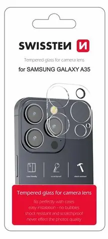 SWISSTEN Ochranné sklo čoček fotoaparátu pro SAMSUNG GALAXY A35