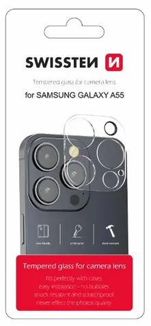 SWISSTEN Ochranné sklo čoček fotoaparátu pro SAMSUNG GALAXY A55