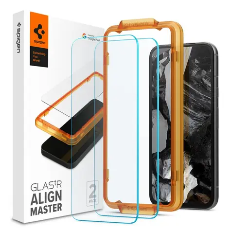 Spigen Glass tR AlignMaster ochranné sklo pro Google Pixel 8a 2ks 