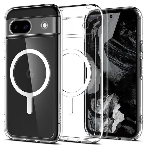 Spigen Ultra Hybrid OneTap Metal Ring MagSafe ochranný kryt pro Google Pixel 8a
