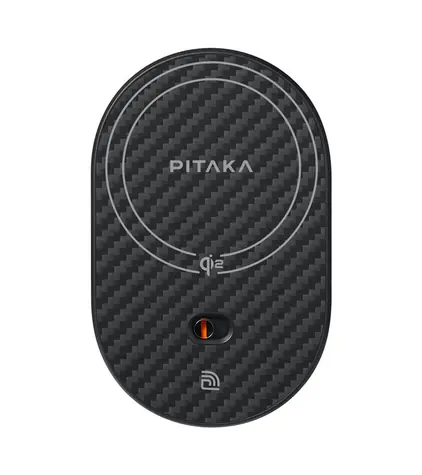 Pitaka MagEZ Car Mount Pro 2 Qi2 černá / bezdrátový nabíjecí držák / 15W MagSafe nabíjení / NFC