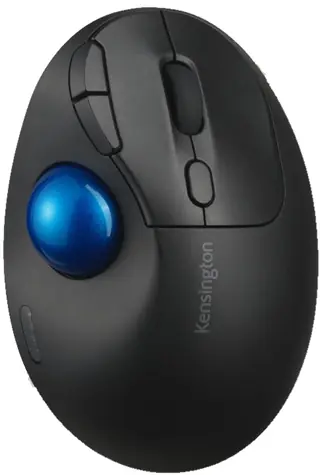 Kensington ProFit Ergo TB450 černá / Bezdrátová optická myš / Trackball / 6 tlačítek 