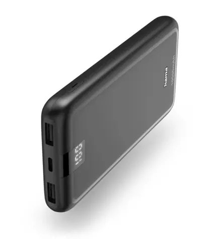 Hama Performance 10 černá / Powerbanka / 10000 mAh / 1x USB-C / 2x USB-A / 5V / 3A
