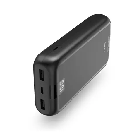 Hama Performance 20 černá / Powerbanka / 20000 mAh / 1x USB-C / 2x USB-A / 5V / 3A