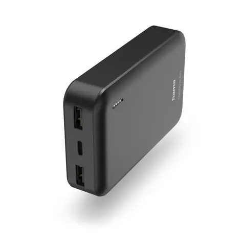 Hama Pocket 10 černá / Powerbanka / 10000 mAh / 2x USB-A / 5V / 2.1A