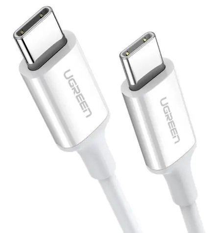 UGREEN US264 Nabíjecí kabel USB-C (M) - USB-C (M) 2 m bílá / QC4.0