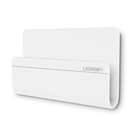 UGREEN 30394 Nástěnný držák pro telefon bílá / 118x69 mm / nosnost až 5 kg