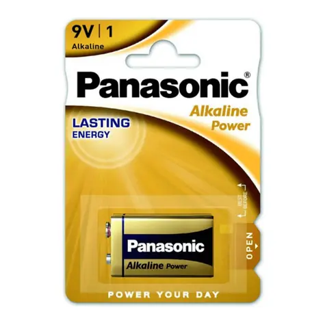 Panasonic Alkaline Power 6LF22APB/1BP 6LR61 9V 1ks / blistr