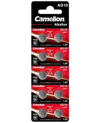 Panasonic Camelion Alkaline AG 10-389 LR54 10ks / blistr
