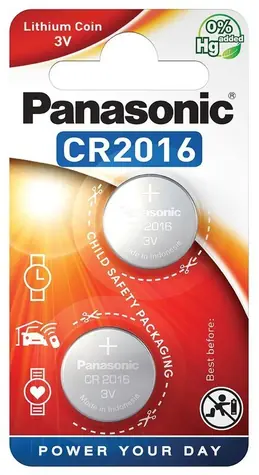 Panasonic Lithiová baterie CR2016 3V 2ks / blistr
