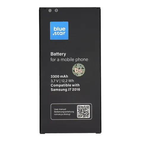 BS PREMIUM baterie pro Samsung Galaxy J7 2016 3300 mAh / Li-Ion