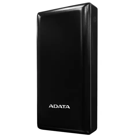 ADATA C20 Power Bank 20000mAh černá / 2.1A / 2x USB-A / 1x USB-C 
