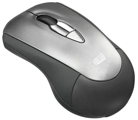 Adesso iMouse P10 černá / bezdrátová myš / laserová / gyroskop / 2400DPI / 6 tlačítek / 2.4GHz
