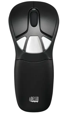 Adesso iMouse P30GO Plus černá / bezdrátová myš / laserová / gyroskop / 2400DPI / 6 tlačítek / 2.4GHz