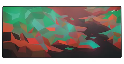 XTRFY GP5 Litus červená / podložka pod klávesnici a myš / velikost XL / 920 x 400 x 3 mm