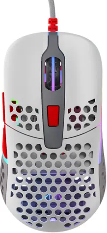 XTRFY M42 RGB retro / herní myš / optická / 16000DPI / 6 tlačítek / RGB / 2 velikosti / USB / 1.8m