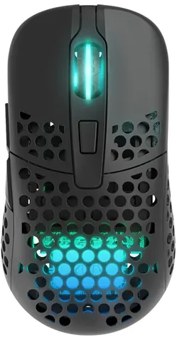 XTRFY M42 Wireless černá / herní bezdrátová myš / optická / 19000 DPI / 6 tlačítek / RGB / 2 velikosti / 2.4GHz